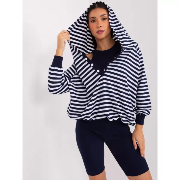  Dámský 3-dílný set MY RED LIPS EM-KMPL-828.14 WHITE-NAVY 