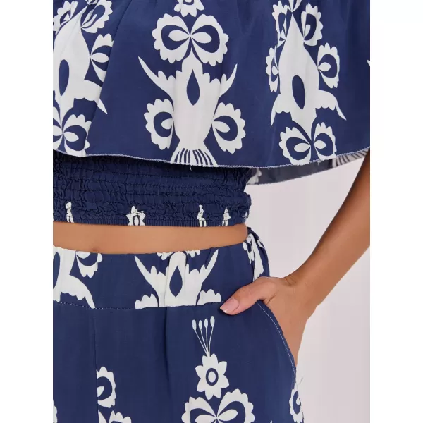  Dámský komplet ITALY MODA MO-KMPL-126175.85 NAVY 