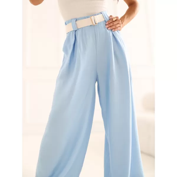  Dámské kalhoty RUE PARIS IT-SP-10358.16 LIGHT BLUE 