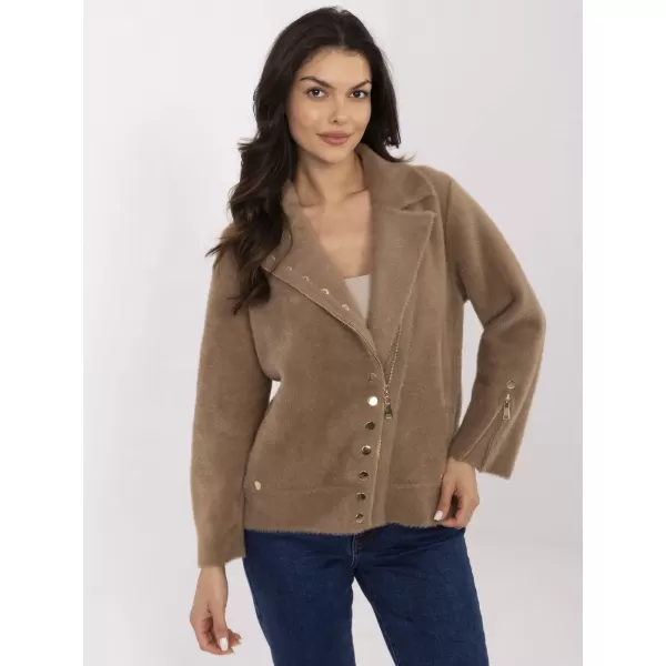  Dámská bunda FACTORY PRICE MBM-KR-L176.87 DARK BEIGE 
