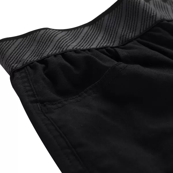  Dětské bavlněné kalhoty ALPINE PRO ZAMENO BLACK 
