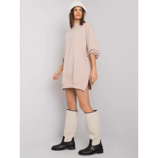  Dámské šaty RUE PARIS RV-SK-7207.03 BEIGE 