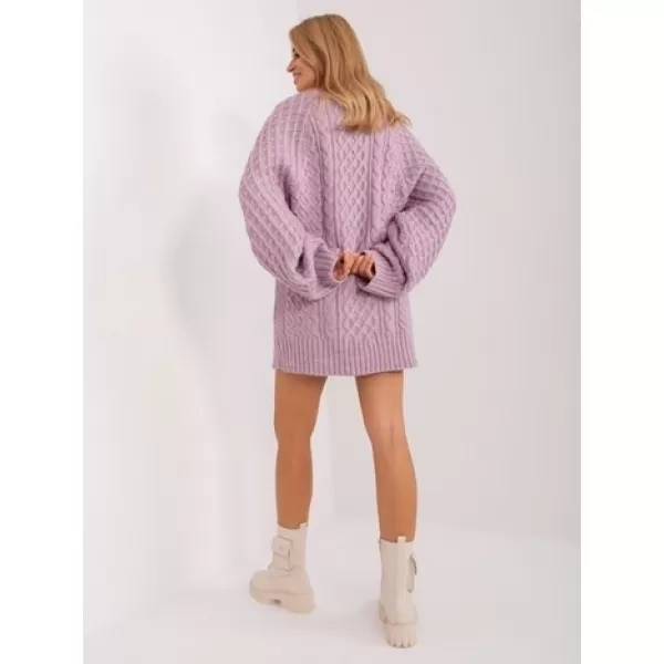  Dámský svetr WOOL FASHION ITALIA AT-SW-2367-2.64P BRIGHT PURPLE 