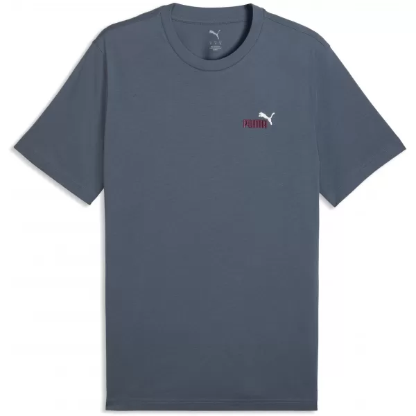  Pánské triko PUMA GRAPHICS 2 COLOR SMALL NO. 1 LOGO TEE 68471737 EVENING BLUE 