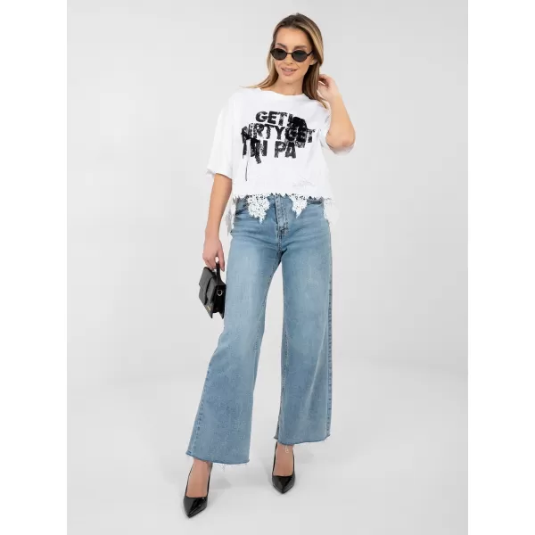  Dámské triko FACTORY PRICE IT-BZ-JL09.69 WHITE 