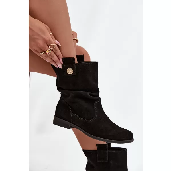  Dámské kotníkové boty ZAZOO 4210 BLACK 