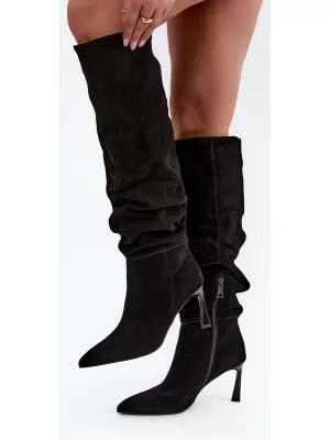 Dámské kozačky VINCEZA 89170 BLACK