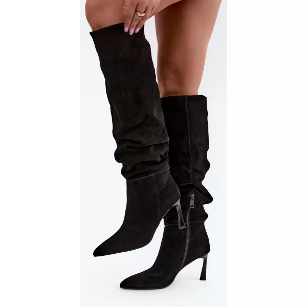  Dámské kozačky VINCEZA 89170 BLACK 