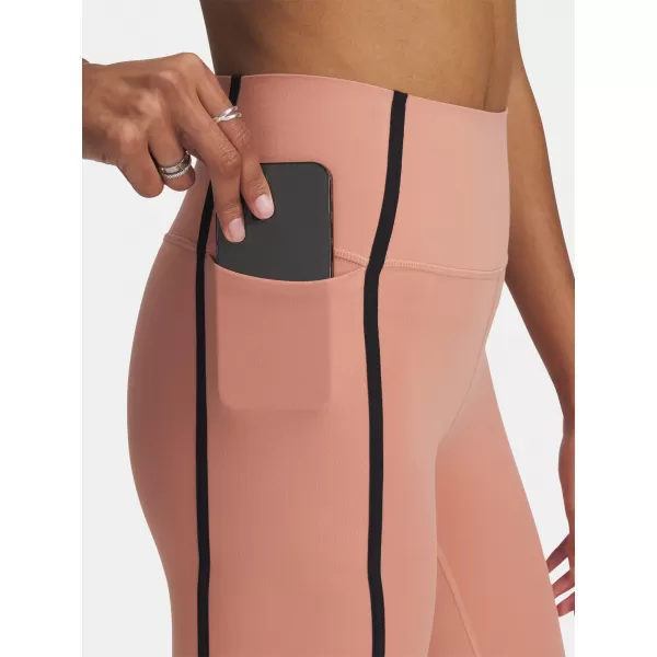 Dámské legíny UNDER ARMOUR MERIDIAN PIPED ANKLE LEG 6005411-696 RŮŽOVÁ 