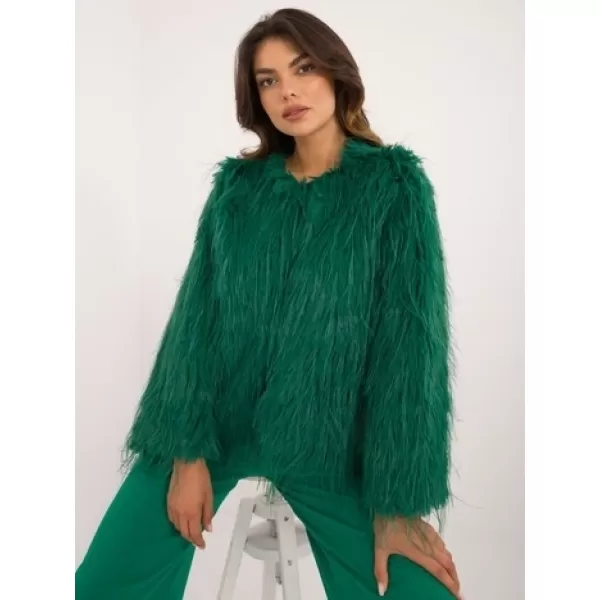  Dámská bunda WOOL FASHION ITALIA AT-KR-2359.96P GREEN 