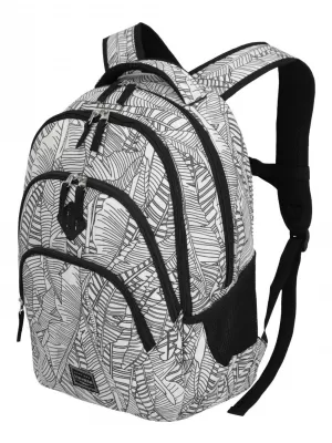 Batoh TRAVELITE BASICS BACKPACK PRINT PRINT WHITE
