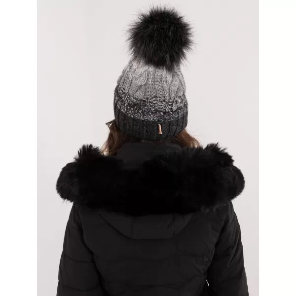  Dámská čepice RUE PARIS JK-CZ-52.17 DARK GREY 