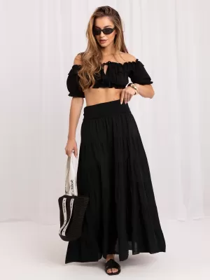 Dámská sukně ITALY MODA IT-SD-FL9357MSL.56 BLACK