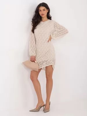 Dámské šaty ITALY MODA IT-SK-9975.99 LIGHT BEIGE