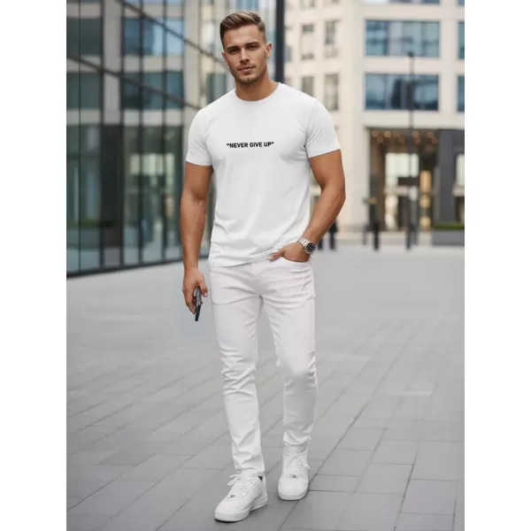  Pásnké triko DSTREET BÍLÁ 