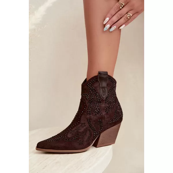  Dámské boty BOTO 9676A BROWN 