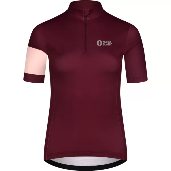  Dámský cyklo dres NORDBLANC ENTHUSIAST NBSLF8084 ČERVENÁ 