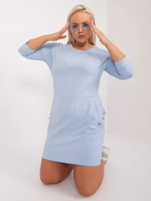 Dámské šaty RELEVANCE RV-SK-9390.32 LIGHT BLUE