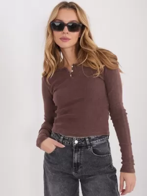 Dámské triko FACTORY PRICE WT-BZ-A1138-1.67 BROWN