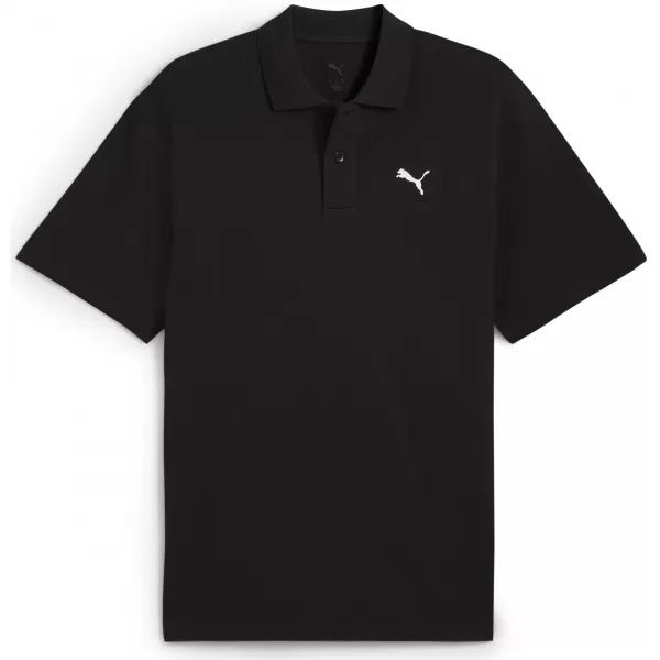  Pánské triko s límečkem PUMA WARDROBE ESS PIQUE RELAXED POLO 62965701 PUMA BLACK 