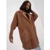 Dámský kabát FACTORY PRICE MBM-PL-1517.00P BROWN