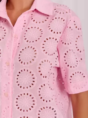 Dámská košile LAKERTA LK-KS-510284.76 BRIGHT PINK