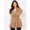 Dámská vesta RUE PARIS IT-KZ-FL9603.87 CAMEL