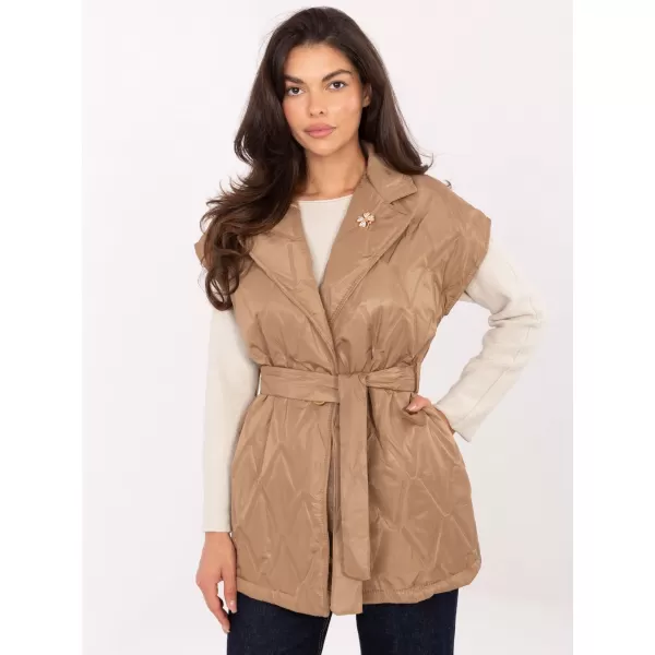  Dámská vesta RUE PARIS IT-KZ-FL9603.87 CAMEL 
