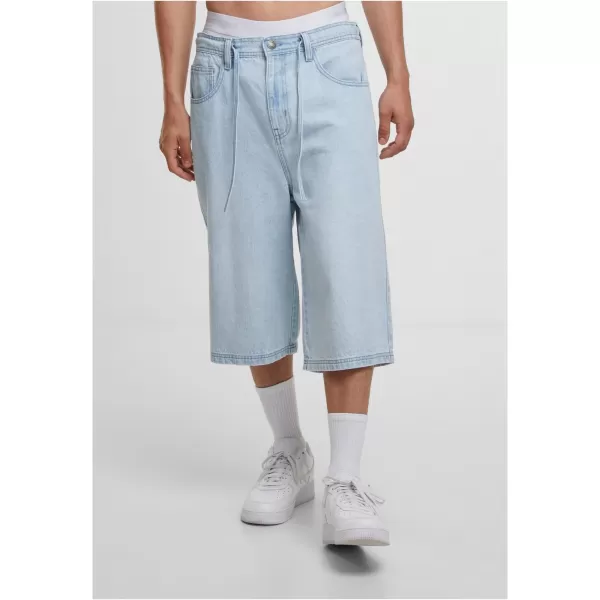  Pánské kraťasy URBAN CLASSICS TB8220 NEW LIGHT BLUE WASHED 