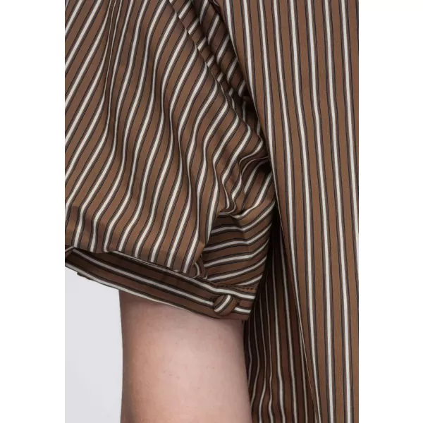  Dámská košile OMBRE OW-SH-E0067 BROWN 