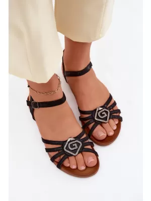 Dámské sandály S.BARSKI KV61-6056 BLACK