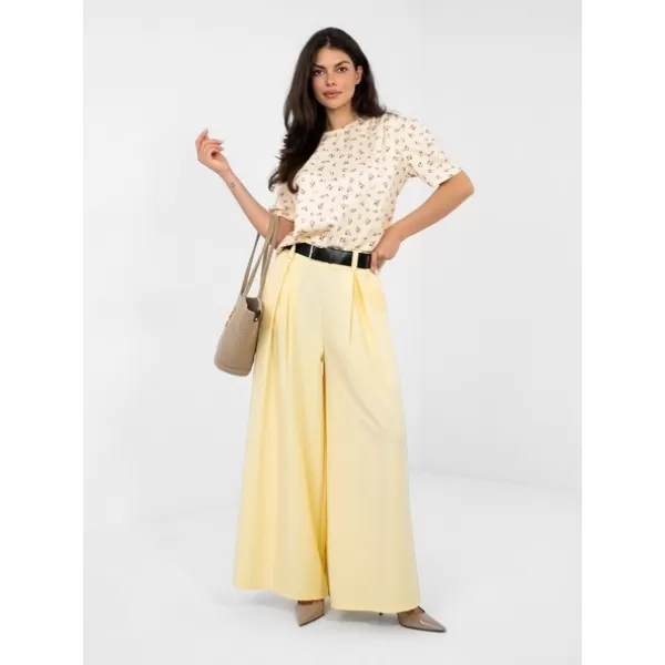  Dámské kalhoty RUE PARIS IT-SP-19963.32 BRIGHT YELLOW 