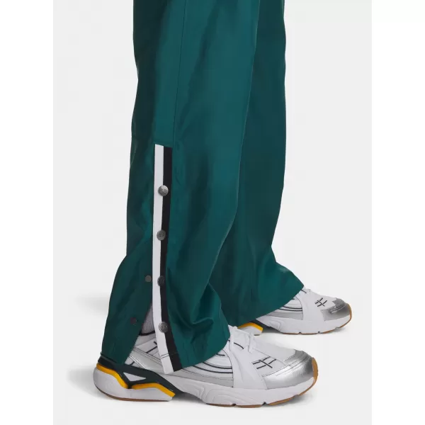 Pánské kalhoty UNDER ARMOUR UA ICON SW WOVEN PANTS 6009445-338 ZELENÁ 