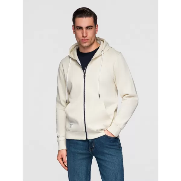 Pánská mikina OMBRE OM-SSBZ-0272 CREAM 