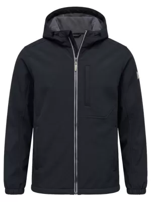 Pánská softshellová bunda OMBRE C581 BLACK