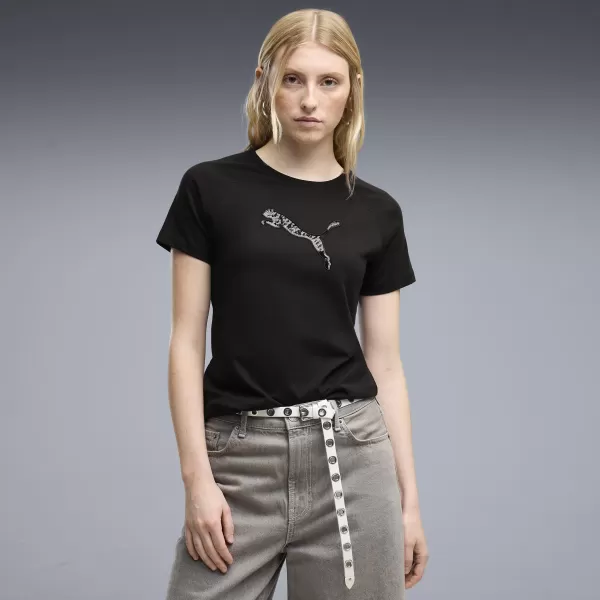  Dámské triko PUMA ESS SEQUINS TEE 69457601 PUMA BLACK 