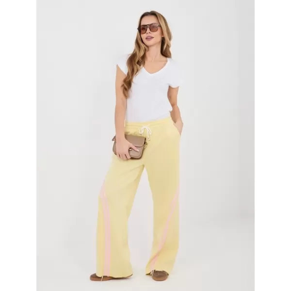 Dámské tepláky RUE PARIS IT-DR-22168.66 BRIGHT YELLOW 