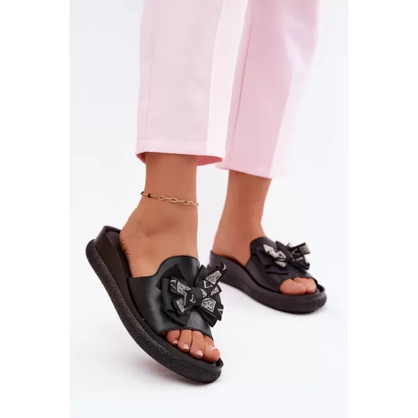 Dámské pantofle S.BARSKI KV61-6061 BLACK 