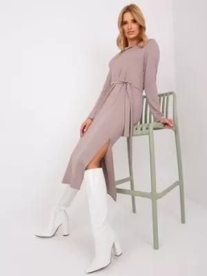 Dámské šaty LAKERTA LK-SK-509447.75P DARK BEIGE