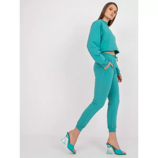  Dámské tepláky BASIC FEEL GOOD AP-DR-A-003 TURQUOISE 
