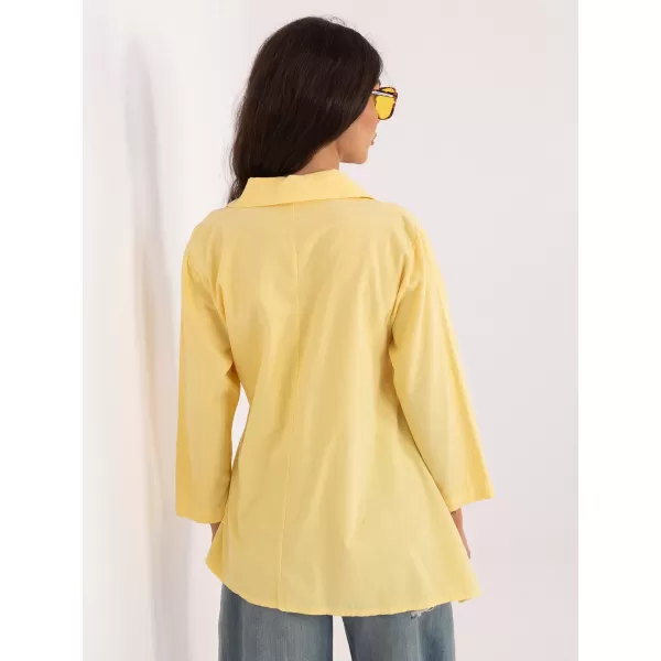  Dámská košile RUE PARIS IT-KS-FL10188.27 BRIGHT YELLOW 