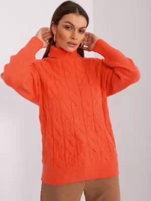 Dámský svetr WOOL FASHION ITALIA AT-SW-23401.97P ORANGE