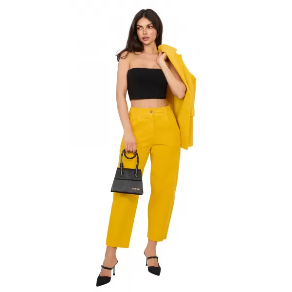  Dámské kalhoty RUE PARIS IT-SP-FL8916.80 YELLOW 