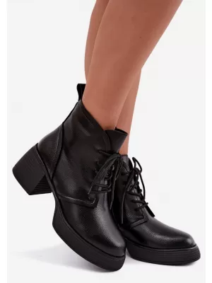 Dámské kozačky D&A CR62-3368 BLACK