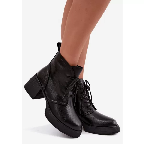  Dámské kozačky D&A CR62-3368 BLACK 