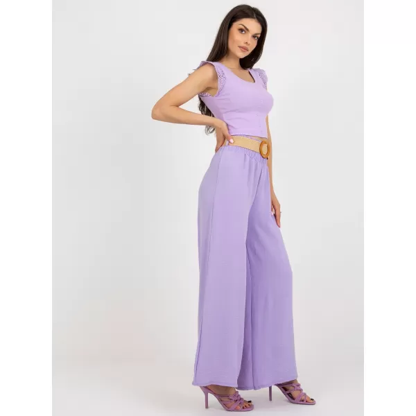  Dámské kalhoty ITALY MODA DHJ-SP-8387.57 BRIGHT PURPLE 