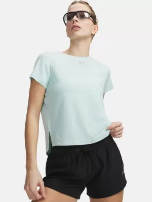 Dámské triko UNDER ARMOUR VELOCITI PRO SHORTSLEEVE 6009536-703 ZELENÁ
