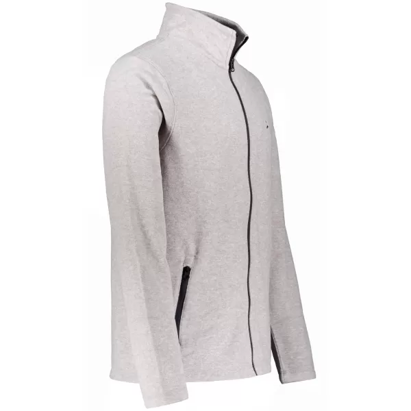  Pánská fleece mikina ALTISPORT ALM002852 STŘÍBRNÝ MELÍR 