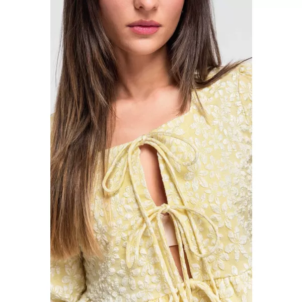  Dámská blůza LARICA OW-TS-E0048 YELLOW 