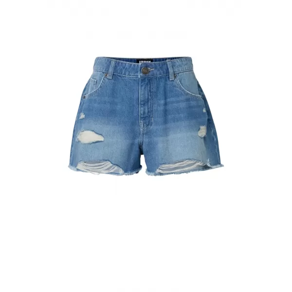  Dámské kraťasy URBAN CLASSICS TB8193 LIGHT BLUE WASHED 